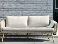 OUTFIT „Johannes“ 3 vietų pinta lauko sofa 49219