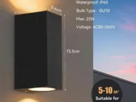 Lauko LED Sieninis Šviestuvas 