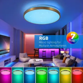 LED Lubinis Šviestuvas su Bluetooth Garsiakalbiu 