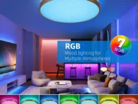 LED Lubinis Šviestuvas su Bluetooth Garsiakalbiu 