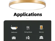 LED Lubinis Šviestuvas su Bluetooth Garsiakalbiu 