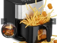 Air fryer 8 L. Su dviem kepimais