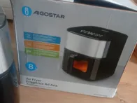 Air fryer 8 L. Su dviem kepimais