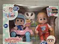 BOUNCIN BABIES LĖLĖ BANIELIS SU VAIKŠTINĖMIS