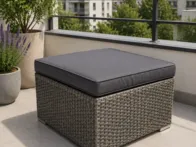 1738703 Lauko pufas–staliukas 65 × 65 cm