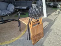Minimalistinis balkono baldų komplektas „Boho“