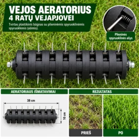 5vnt. aeratoriaus būgnų