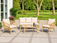 Lauko baldai: sofa, 2 foteliai, staliukas 100246