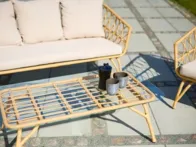 Lauko baldai: sofa, 2 foteliai, staliukas 100246