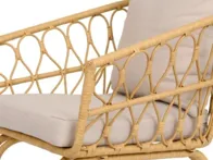 Lauko baldai: sofa, 2 foteliai, staliukas 100246