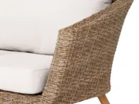 OUTFIT „Johannes“ 3 vietų pinta lauko sofa 49219