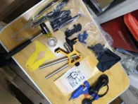 Rinkinys automobilio įlenkimams šalinimui