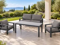 „Liss“: 2 krėslai, dvivietė sofa ir stalas