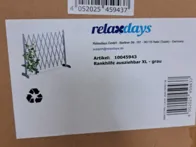Relaxdays ištraukiama augalų atrama XL, pilka