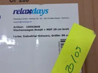 Relaxdays mobili lentynėlė, 98 cm