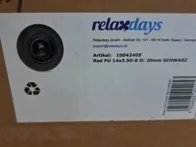 Relaxdays karučio ratas 3.50-8 su ašimi