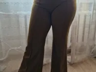 Chaki platėjančios kelnės L-XL