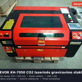 NAUJOS lazerinės staklės VEVOR KH-7050 700x500