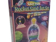 Blizgaus smėlio rinkinys Raketa
