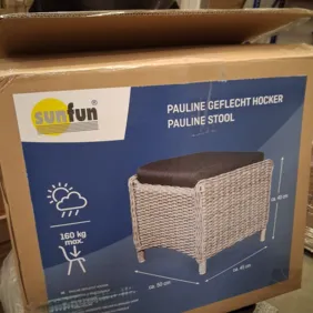 Sunfun Pauline pinta lauko taburetė 50x45x40