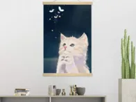 2vnt nauji magnetinai plakatų nuotraukų laikikliai
