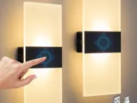 2vnt touch sieninės lempos - pakraunamos - naujos