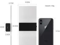 2vnt touch sieninės lempos - pakraunamos - naujos