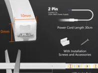 Neoninė LED Juostelė (2m, IP65 Vandeniui Atspari)