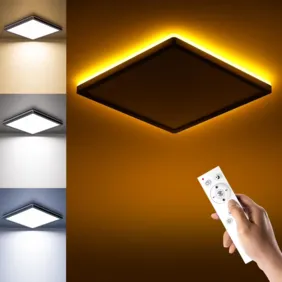 Ultra-Plonas LED Lubinis Šviestuvas su Naktiniu Re
