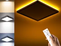 Ultra-Plonas LED Lubinis Šviestuvas su Naktiniu Re