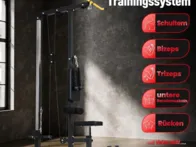 „Ultrasport“ trosinis jėgos treniruoklis su sėdyne