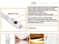Virtuvinis LED Šviestuvas su jutikliais