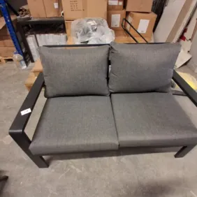 Nr.29 Dvivietė lauko lounge sofa su pagalvėmis