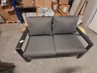Nr.29 Dvivietė lauko lounge sofa su pagalvėmis