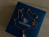 Origianlus Swarovski komplektas. Auskarai ir kaklo