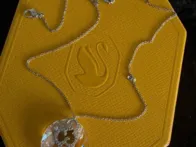 Originalus Swarovski kaklo papuošalas