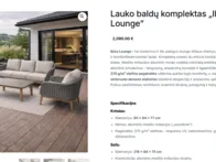Lauko baldų komplektas „Ibiza Lounge”