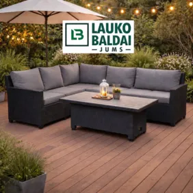 Pintas juodas lauko kampas „Vila tjorn”