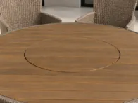 Stalas Ø150 cm ir 6 „Asta“ kėdės