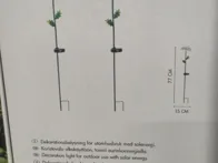 4 saulės LED šviestuvai – baltos gėlės 482-23