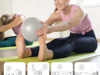 gimnastikos kamuolio rinkinys