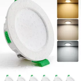 Įleidžiami LED šviestuvai 4W, ultra plokšti 6vnt