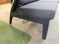 Trivietė lauko sofa