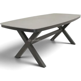 Stalas „Davos Danish” ovalus 200x100cm.