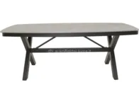 Stalas „Davos Danish” ovalus 200x100cm.