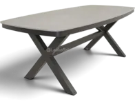 Stalas „Davos Danish” ovalus 200x100cm.