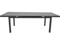 Prailginamas stalas „Baleno Negro“ 180/240x100cm.