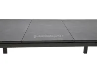Prailginamas stalas „Baleno Negro“ 180/240x100cm.