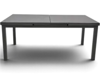 Prailginamas stalas „Baleno Negro“ 180/240x100cm.